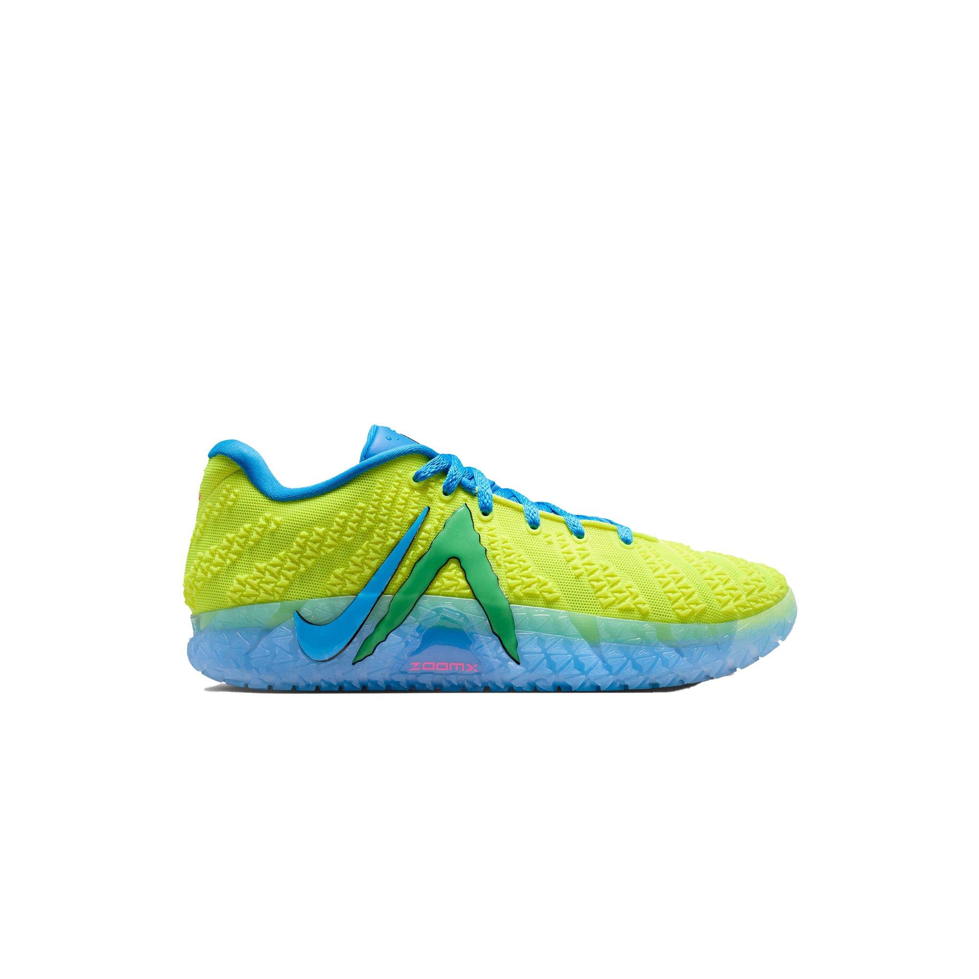 Nike Ja 3 "Kool Aid" Preschool Kids' Basketball Shoe - LEMON VENOM/PHOTO BLUE/GREEN SPARK